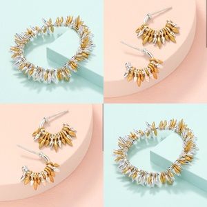 Stella & Dot - Renegade Bracelet and Hoops